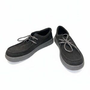 Ariat Canvas Stretch Hilo Charcoal Grey Shoes - Size 9